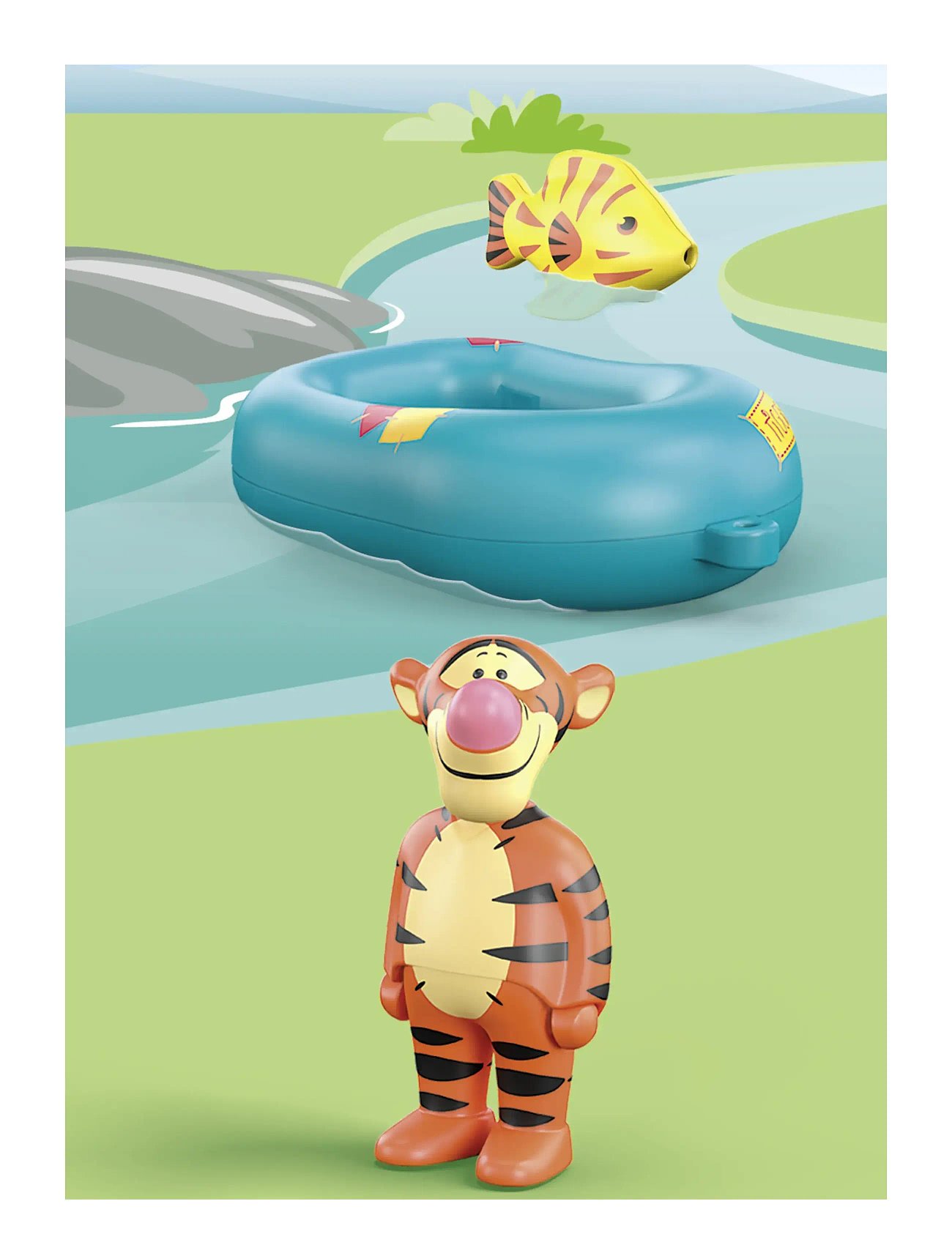 1.2.3 Aqua & Disney: Tigerdyrets Gummibådtur - 71704 Toys Playmobil Toys Playmobil 1.2.3 Aqua Multi/patterned PLAYMOBIL