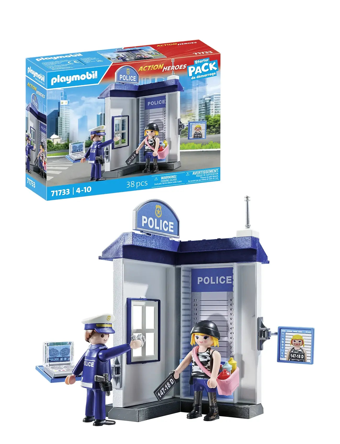 Starter Pack Police Room Toys Playmobil Toys Multi/patterned PLAYMOBIL