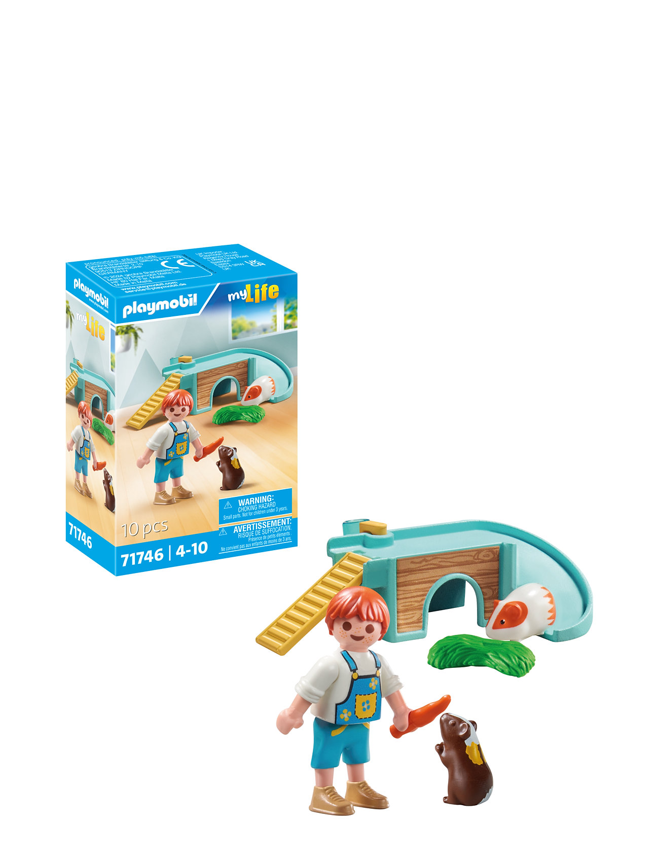 Guinea Pig House Toys Playmobil Toys Multi/patterned PLAYMOBIL