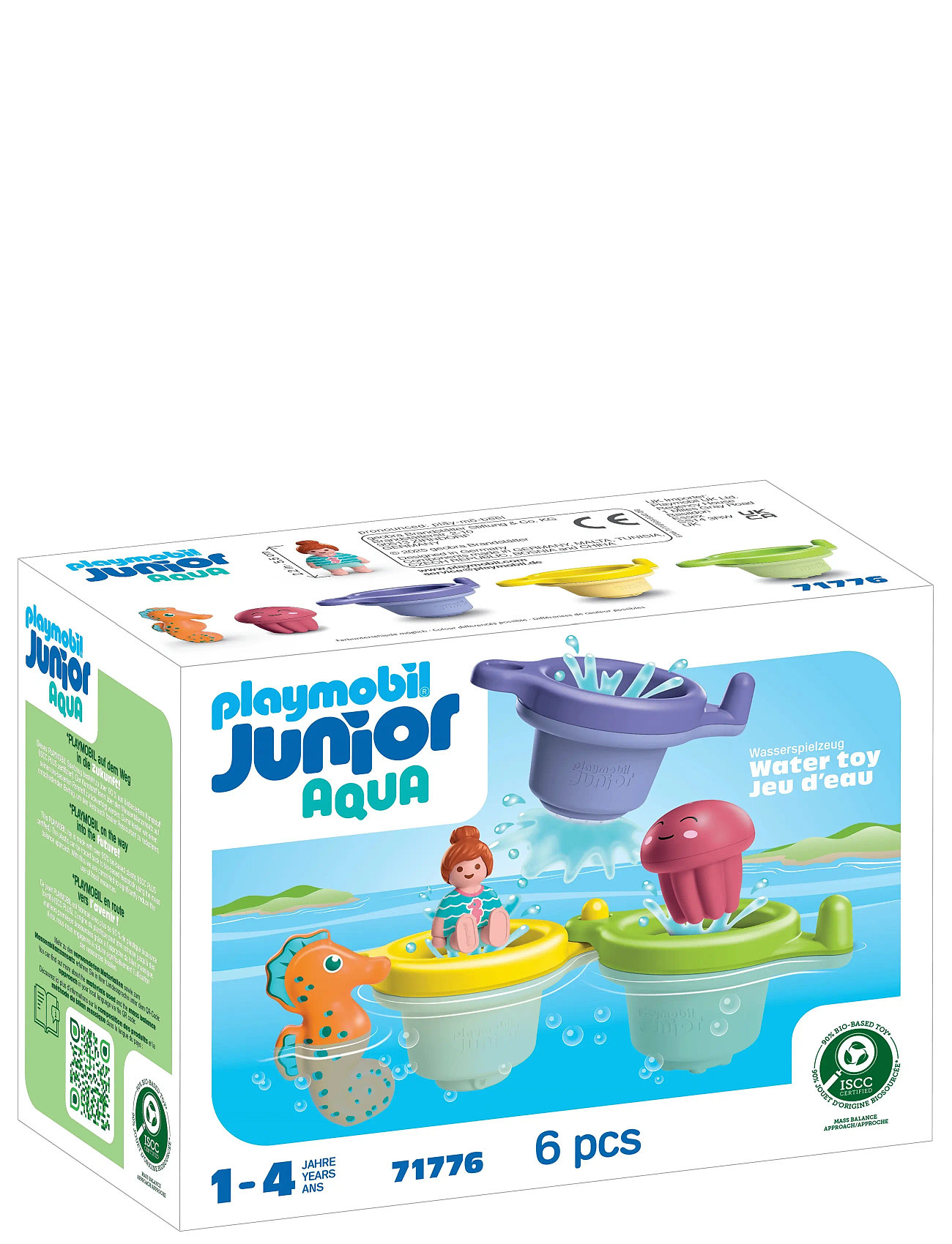 PLAYMOBIL Junior Aqua: Floating Cups Wit, One Size, Multi/patterned, Playmobil Legetøj > Playmobil 1.2.3 Aqua, Børn