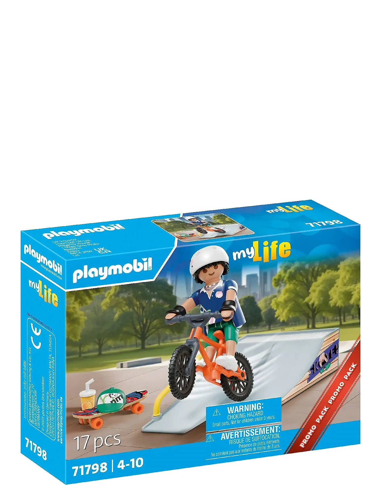 PLAYMOBIL Skateboard With Ramp, One Size, Multi/patterned, Playmobil Legetøj > Playmobil My Life, Børn