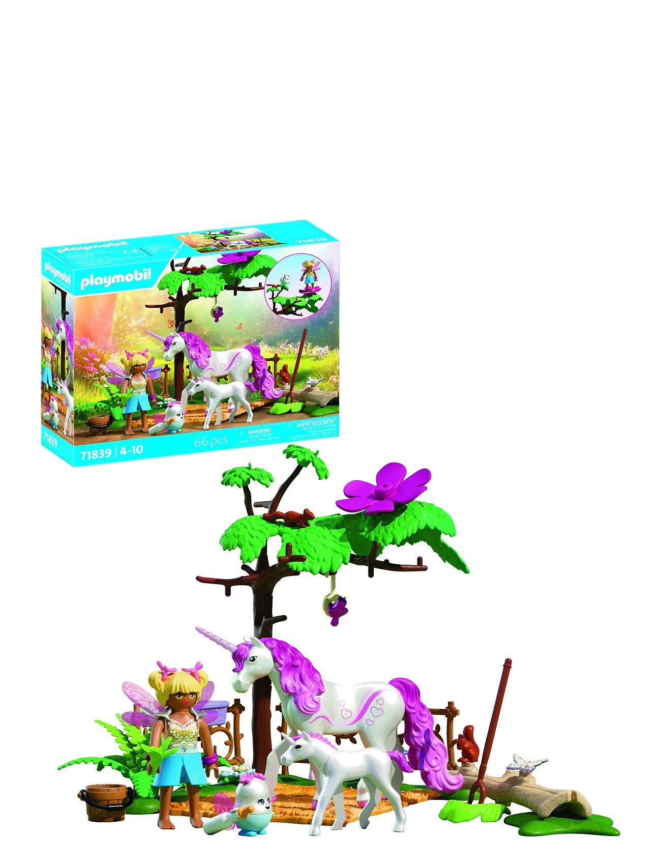 PLAYMOBIL Magical Unicorn Stable For Mot, One Size, Multi/patterned, Playmobil Legetøj > Playmobil Animals & Friends, Børn
