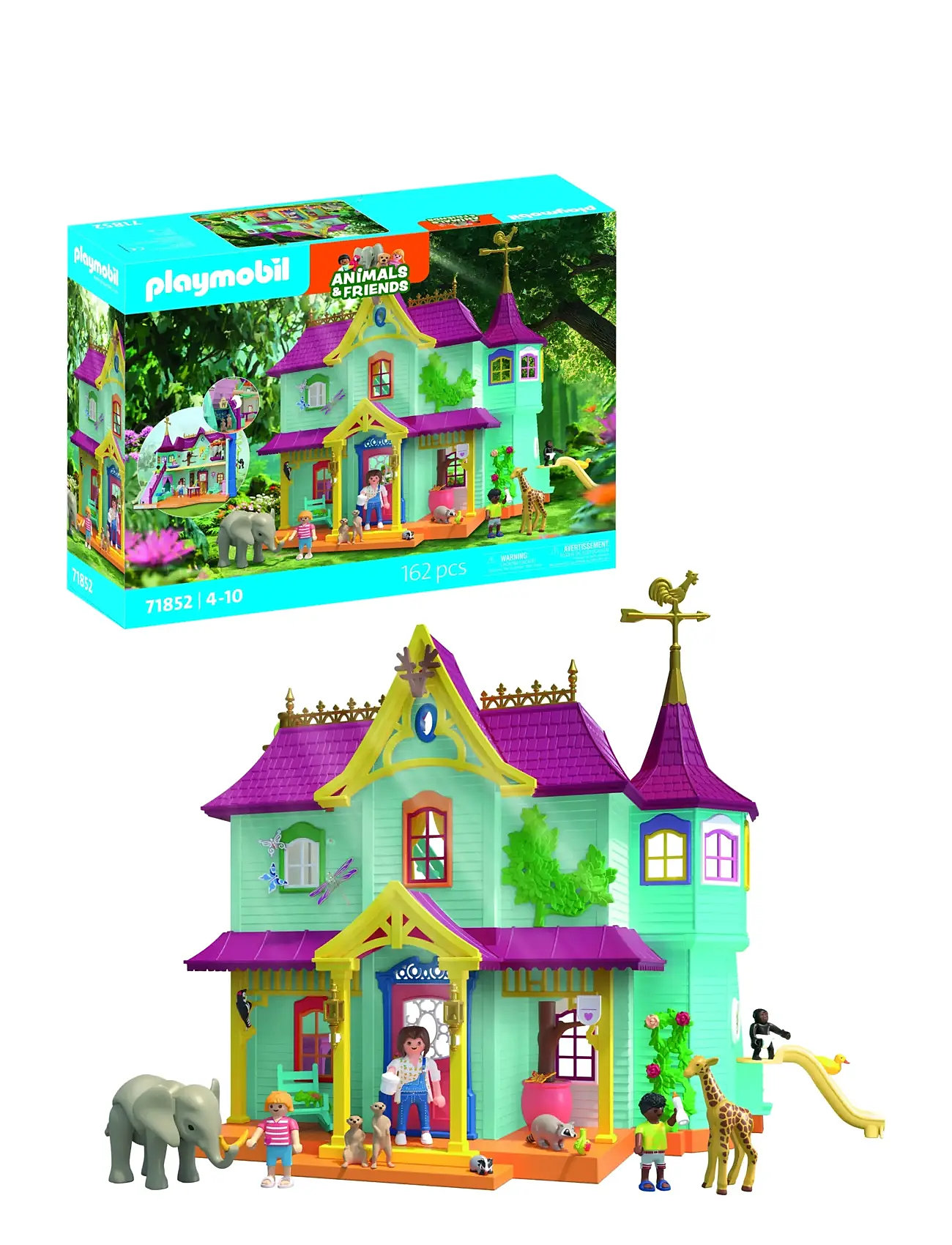PLAYMOBIL Animal Mansion, One Size, Green, Playmobil Legetøj > Playmobil Animals & Friends, Børn