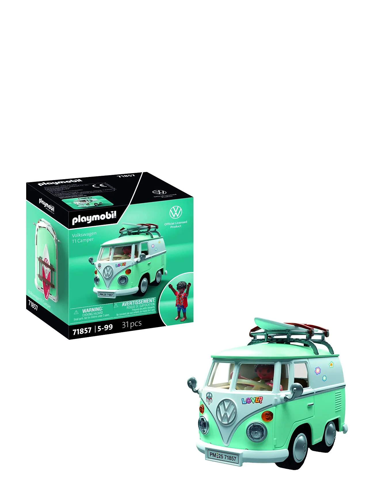 PLAYMOBIL Playmobil X Volkswagen T1 Camp, One Size, Blue, Playmobil Legetøj > Playmobil Vw, Børn