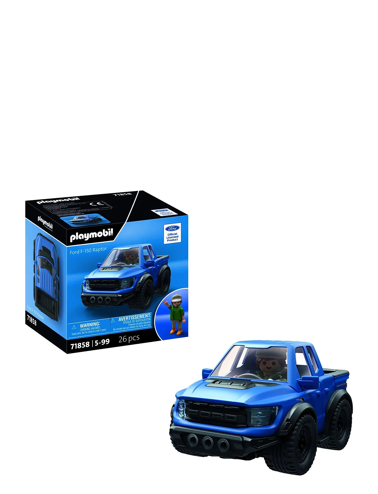 PLAYMOBIL Playmobil X Ford F-150 Raptor, One Size, Blue, Playmobil Legetøj > Playmobil Classic Cars, Børn