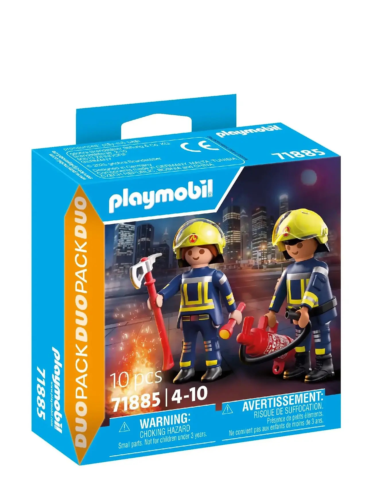 PLAYMOBIL Fire Brigade, One Size, Blue, Playmobil Legetøj > Playmobil Figures, Børn