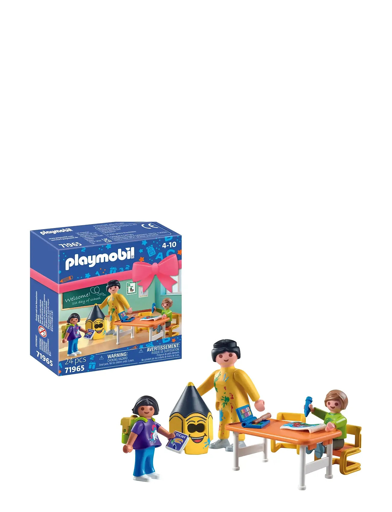 First Day Of School Toys Playmobil Toys Playmobil Family Fun Multi/patterned PLAYMOBIL