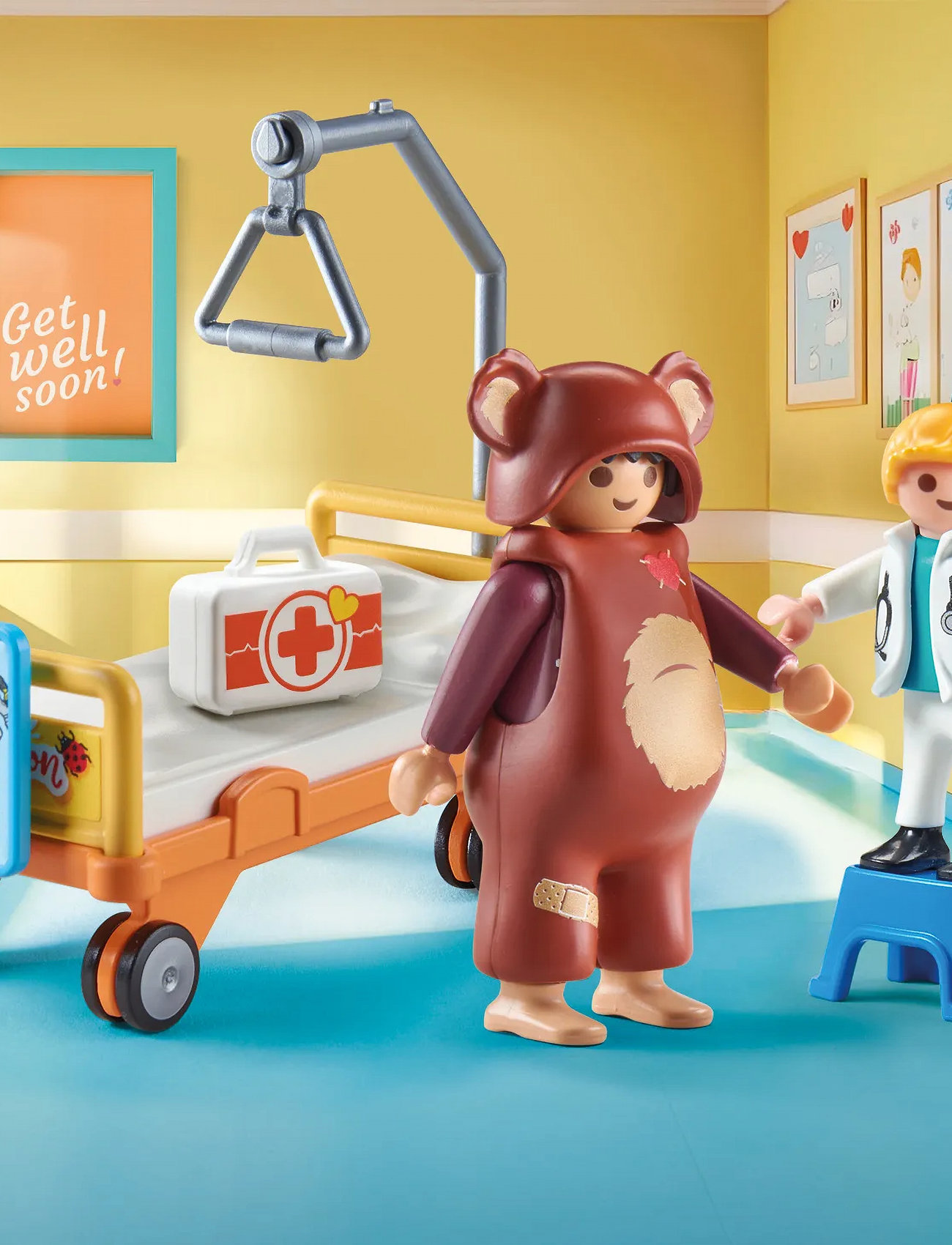 PLAYMOBIL Get Well Soon, One Size, Multi/patterned, Playmobil Legetøj > Playmobil Family Fun, Børn