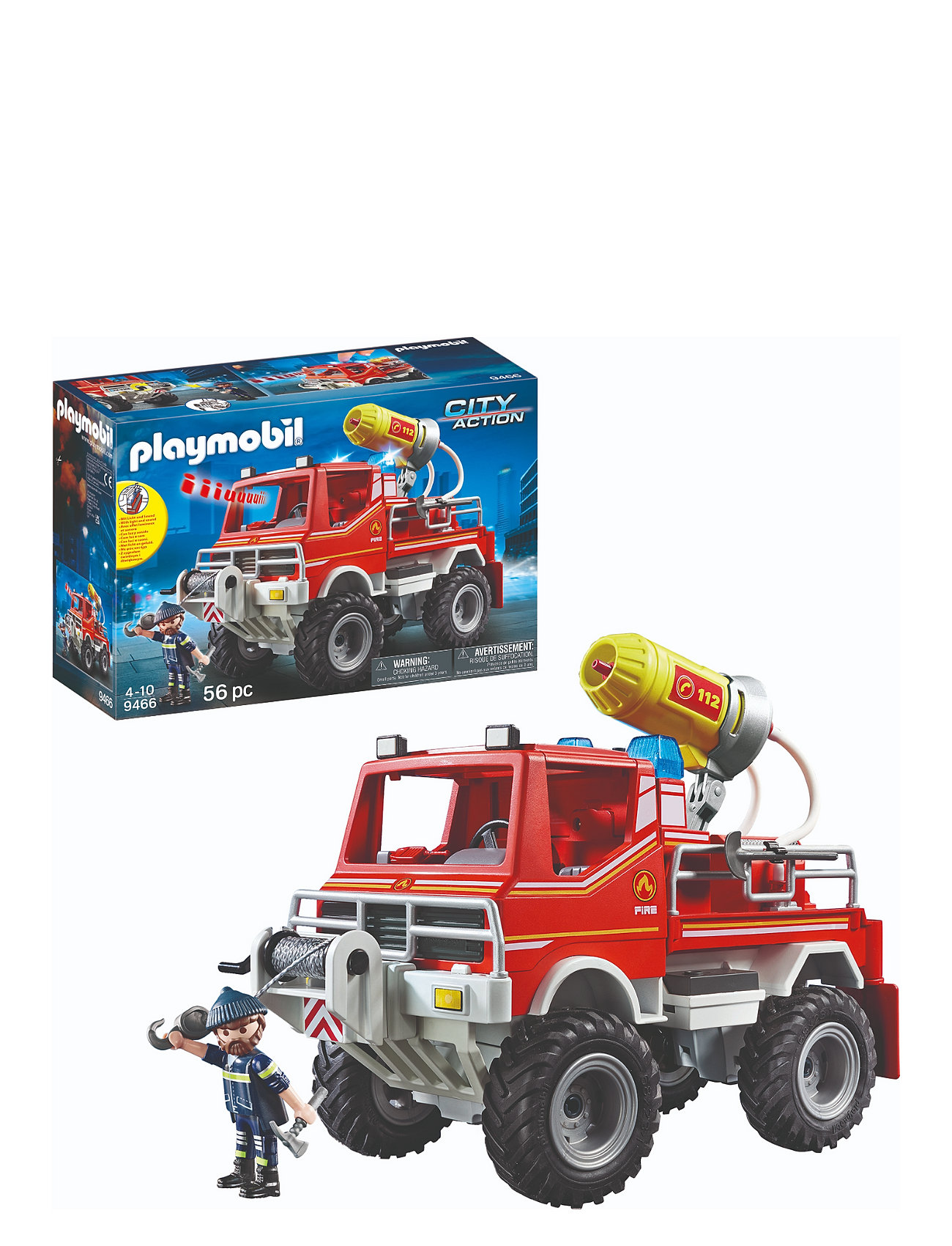 Playmobil Camion De Pompier 9466 Multicolore