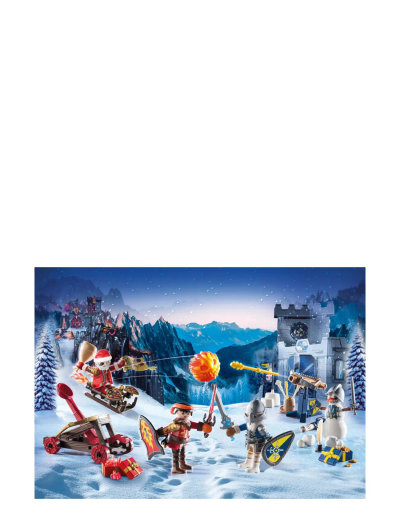 Playmobil Advent Calendar Novelmore – Snow Battle Set With Figures, Castle & Winter Decor