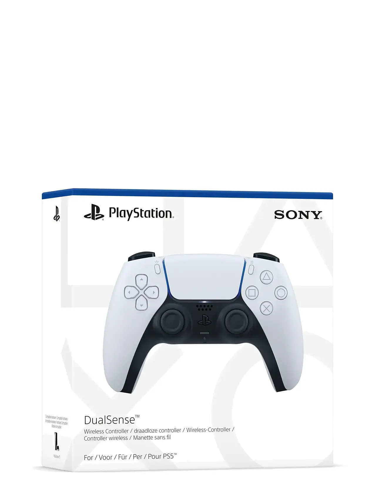 PlayStation Ps5 Dualsense White, One Size, White, Accessories > Controllers, Børn
