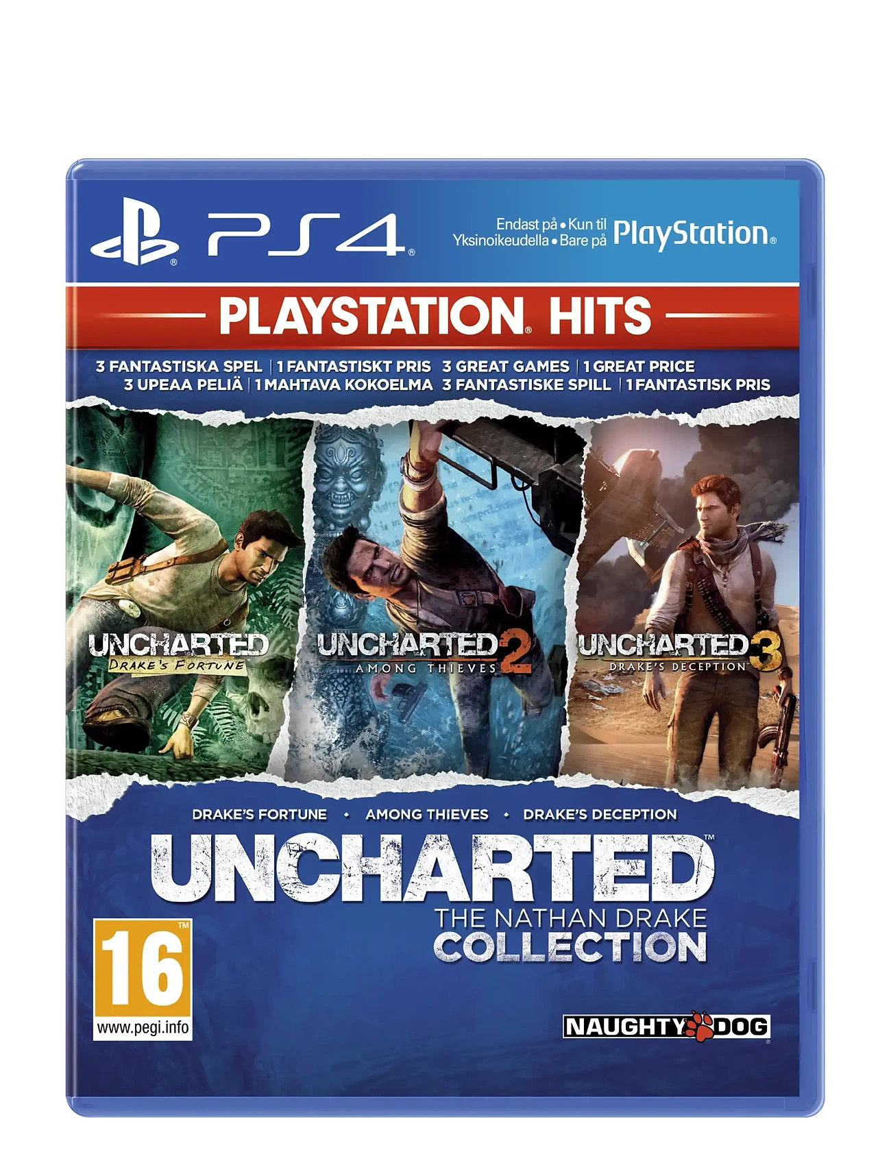 PlayStation Ps4 Uncharted Collection Hits, One Size, Blue, Gaming > Games, Børn