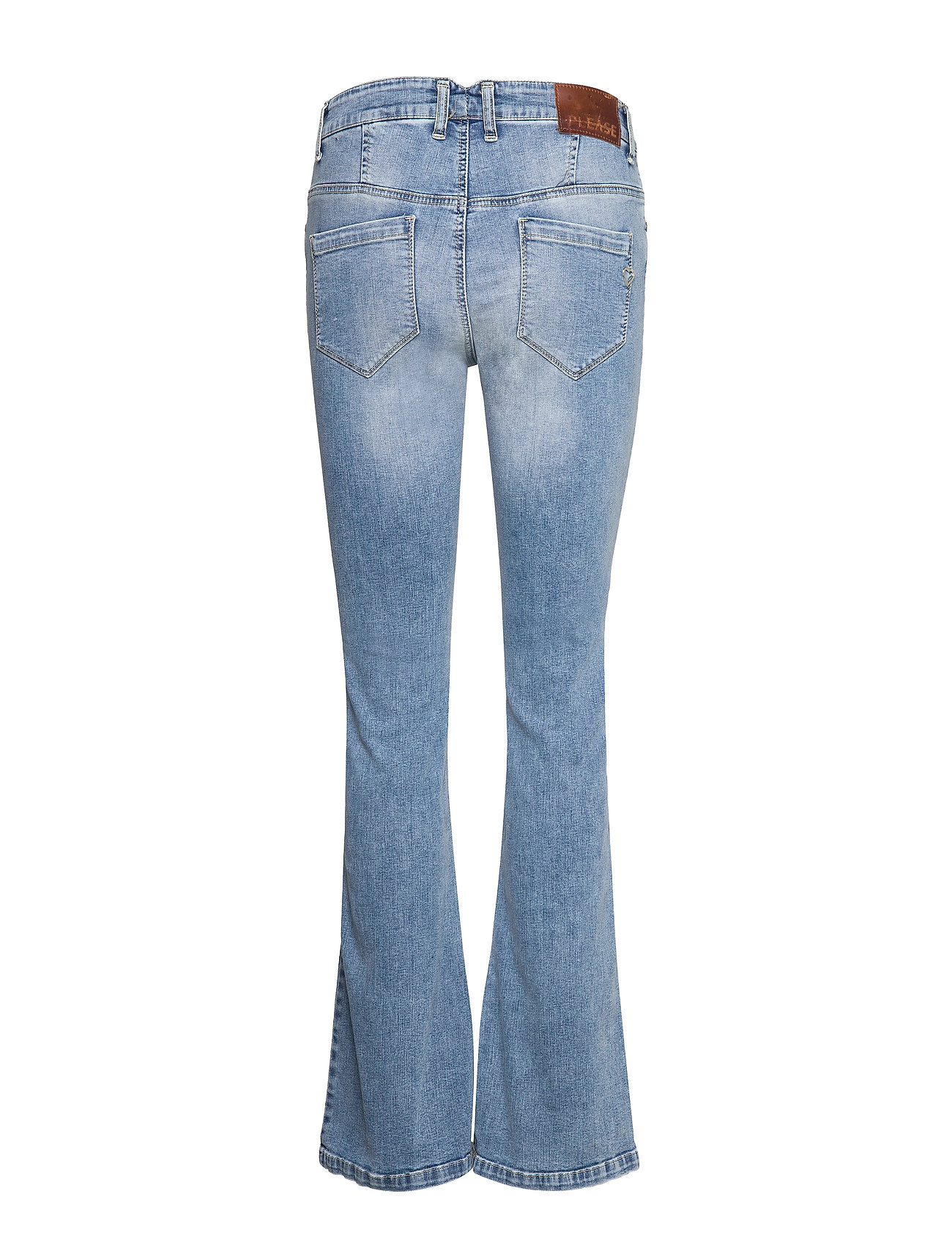 Please Jeans jeans – Bootcut Split D Jeans Med Blå Please Jeans til dame Blå - Pashion.dk