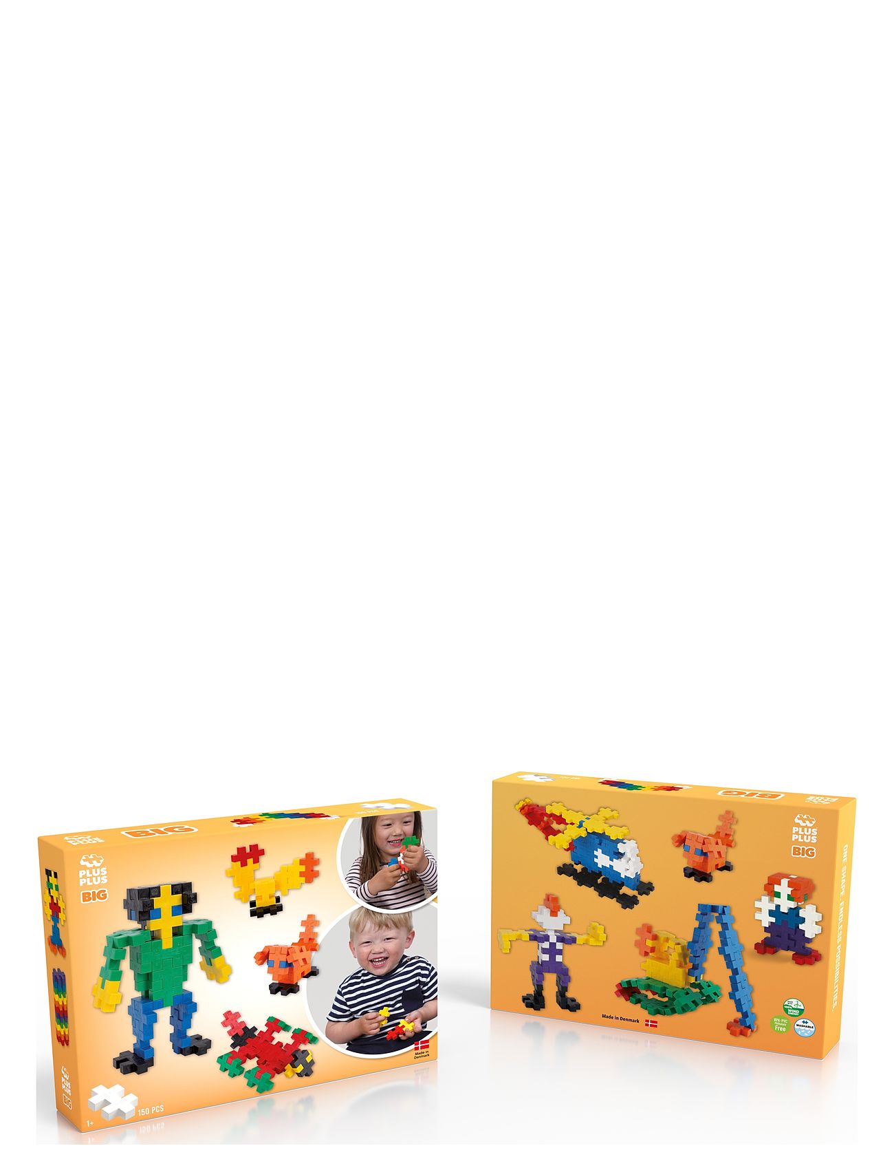 Plus-Plus Big Basic Mix / 150 Pcs Toys Building Sets & Blocks Building Sets Multi/patterned Plus-Plus