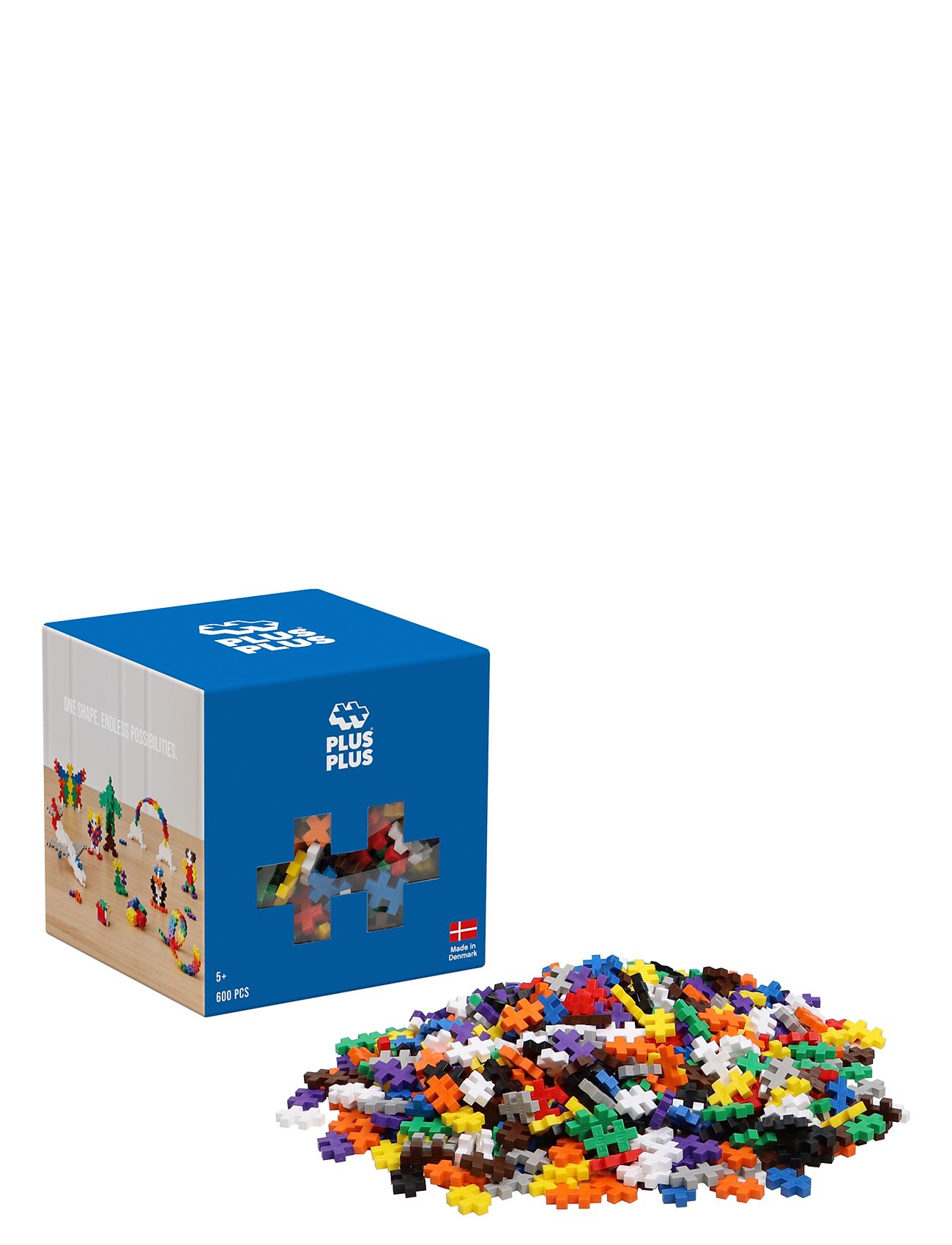 Plus-Plus Basic / 600 Pcs Toys Building Sets & Blocks Building Sets Multi/patterned Plus-Plus