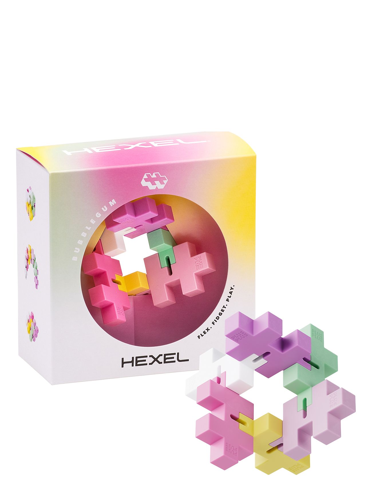 Hexel Bubblegum Toys Building Sets & Blocks Building Sets Multi/patterned Plus-Plus