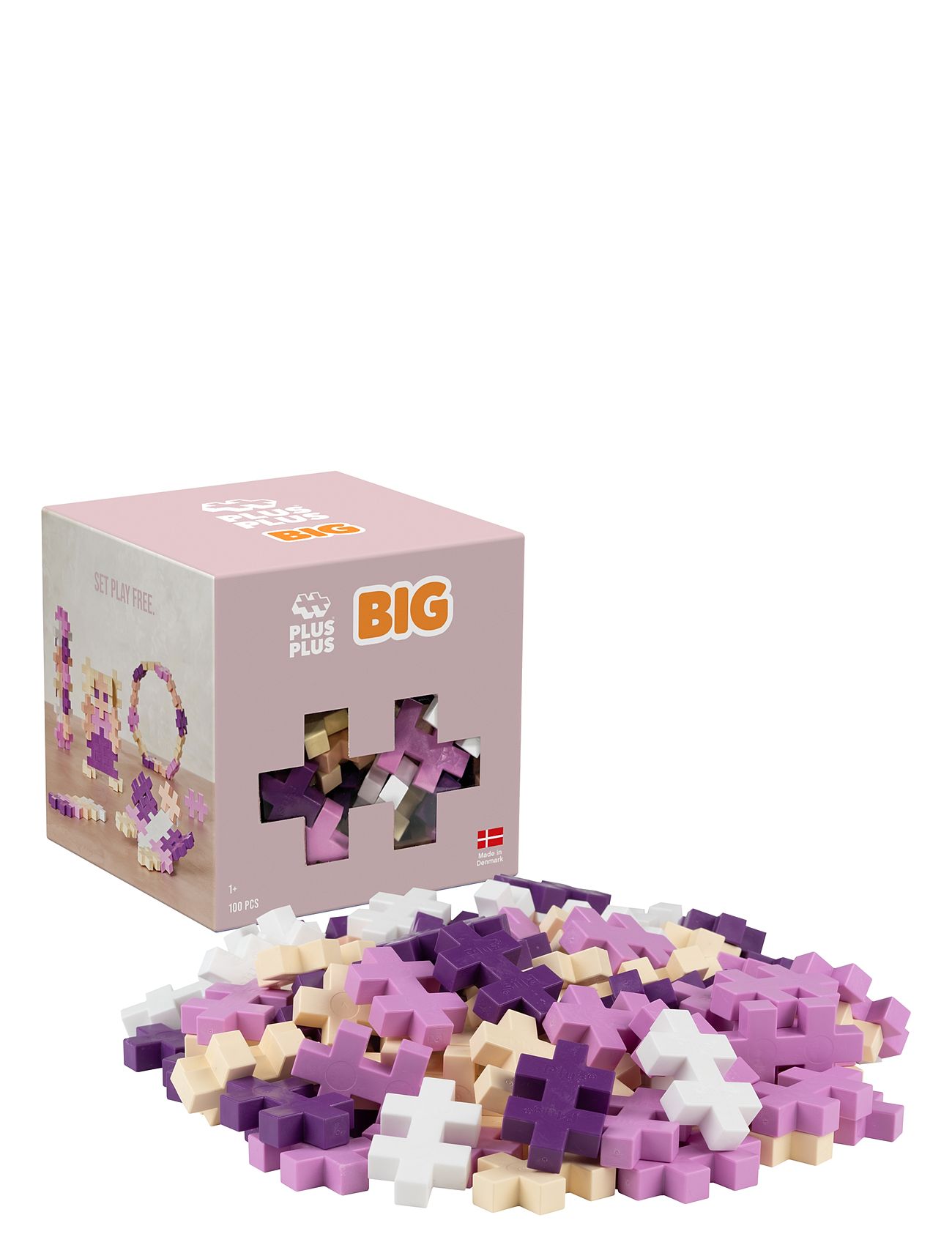 Plus-Plus Big Bloom / 100 Pcs Patterned Plus-Plus