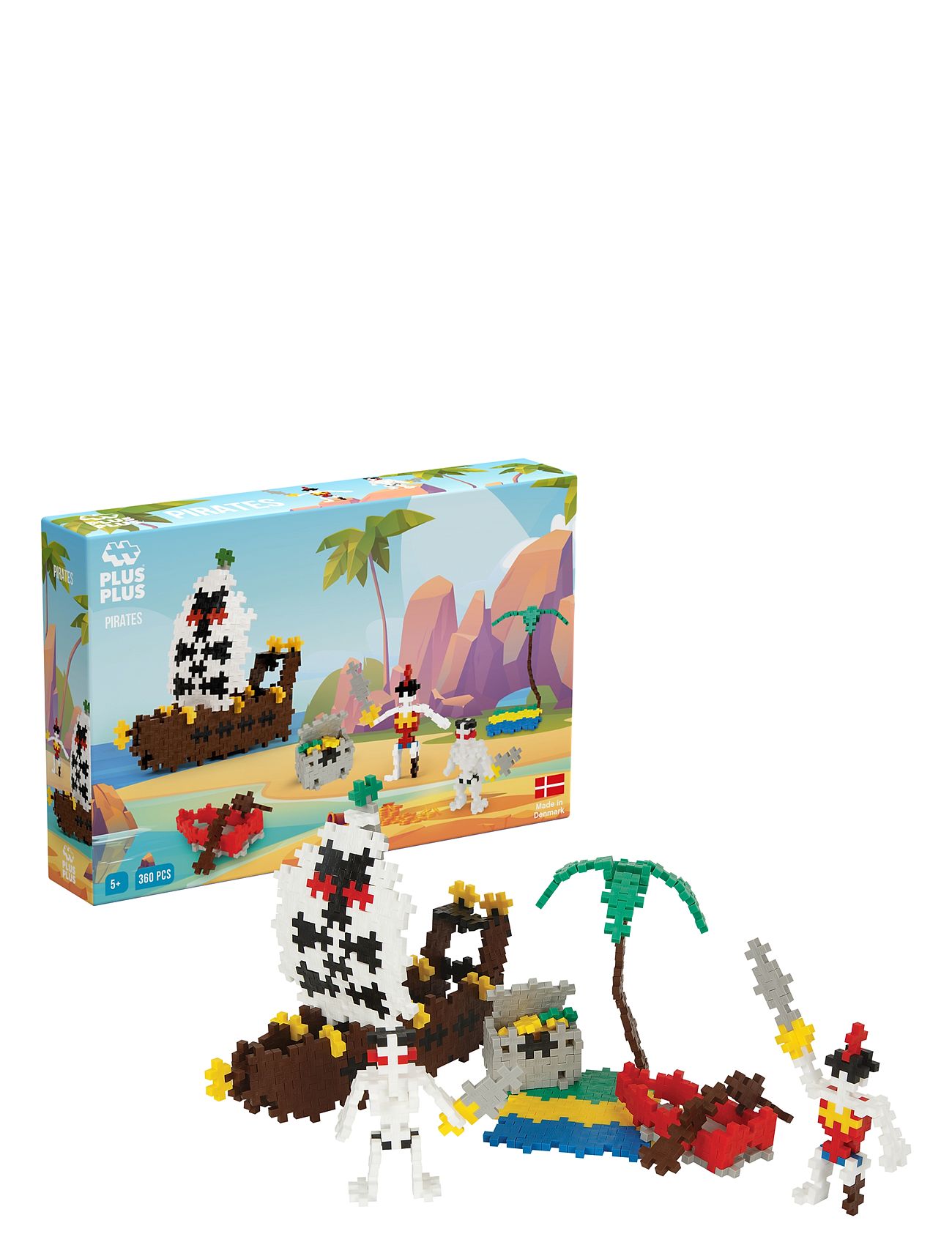 Plus-Plus Basic Pirates / 360 Pcs Patterned Plus-Plus