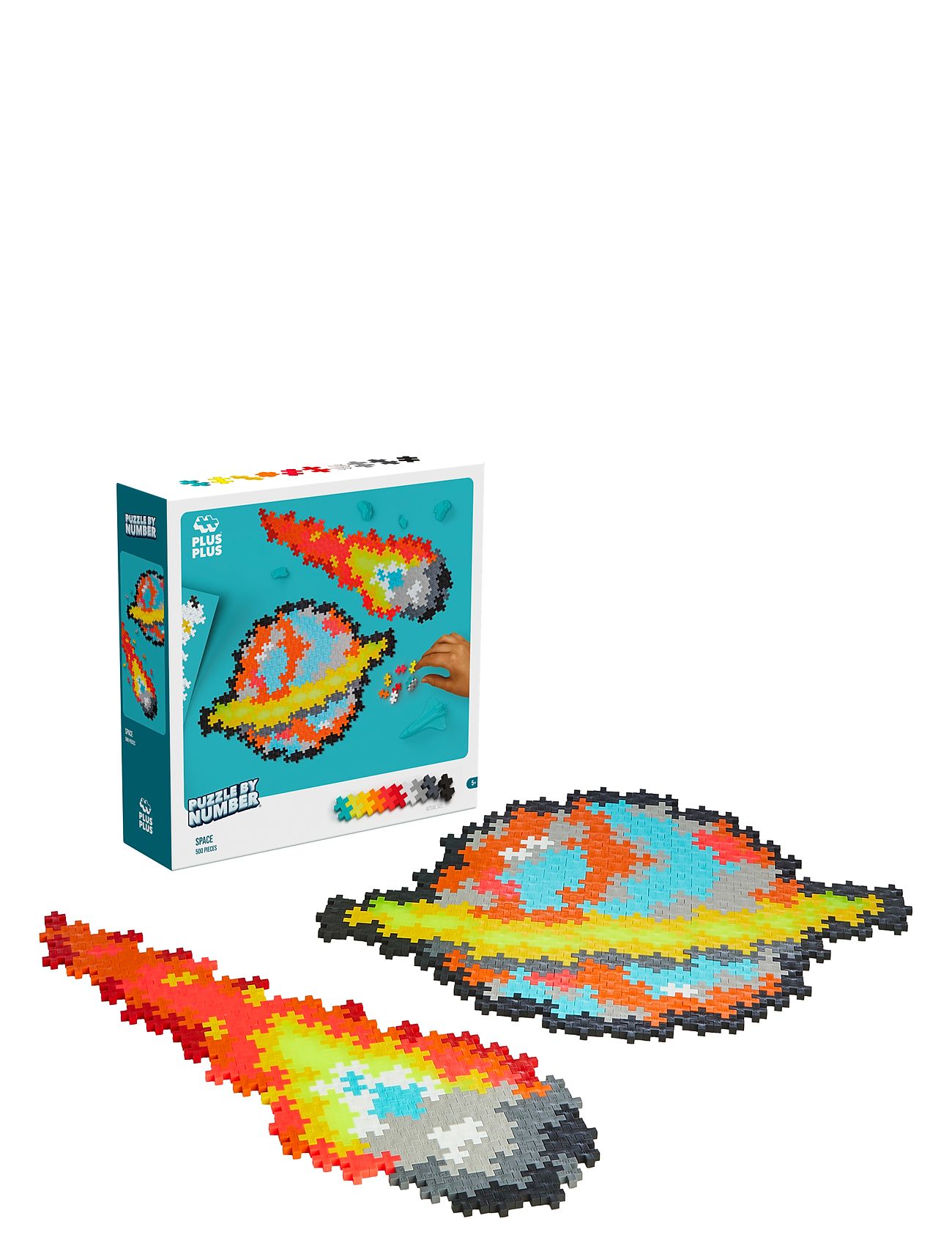 Plus-Plus Plus-Plus Puzzle By Number Space 500Pcs Multi/patterned