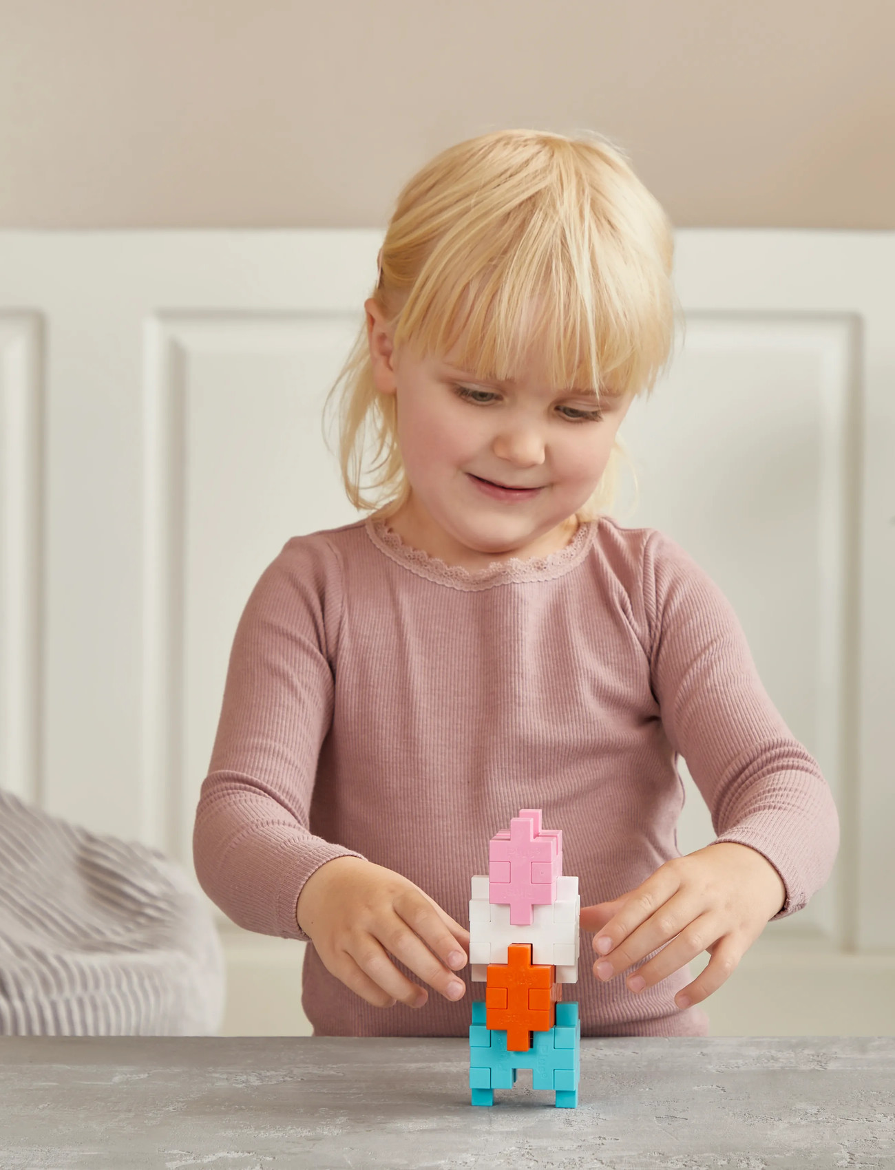 Plus-Plus Plus-Plus Big Activity - Farm, One Size, Pink, Byggesæt Og -Klodser > Byggeklodser, Børn