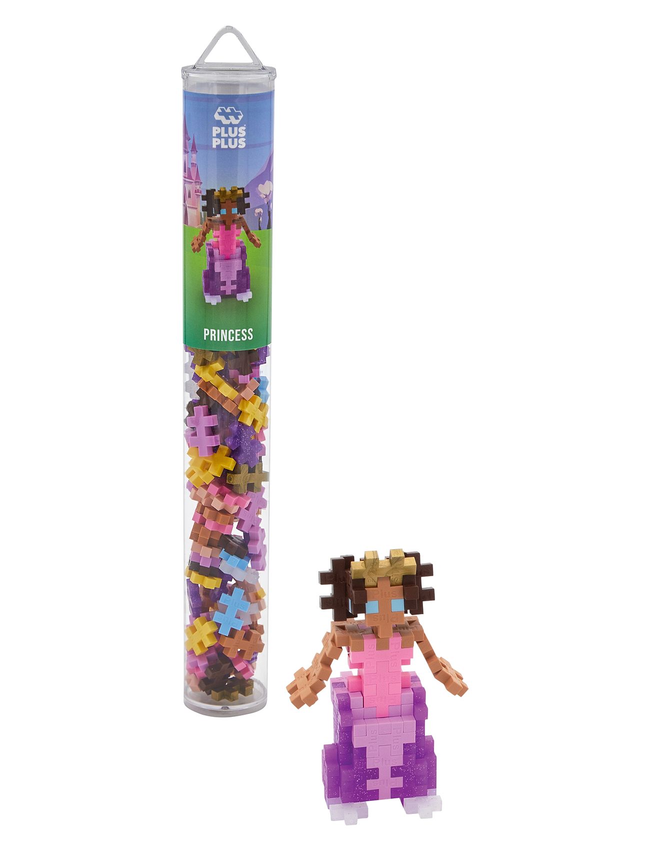 Plus-Plus Princess / 100 Pcs Tube Toys Building Sets & Blocks Building Sets Multi/patterned Plus-Plus