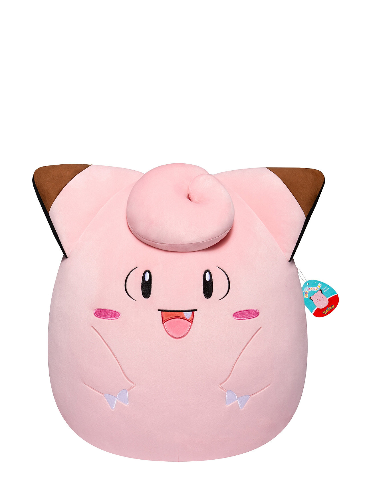 Squishmallows 25 Cm Pokemon Clefairy Toys Soft Toys Stuffed Toys Pink Pokémon Squishmallows