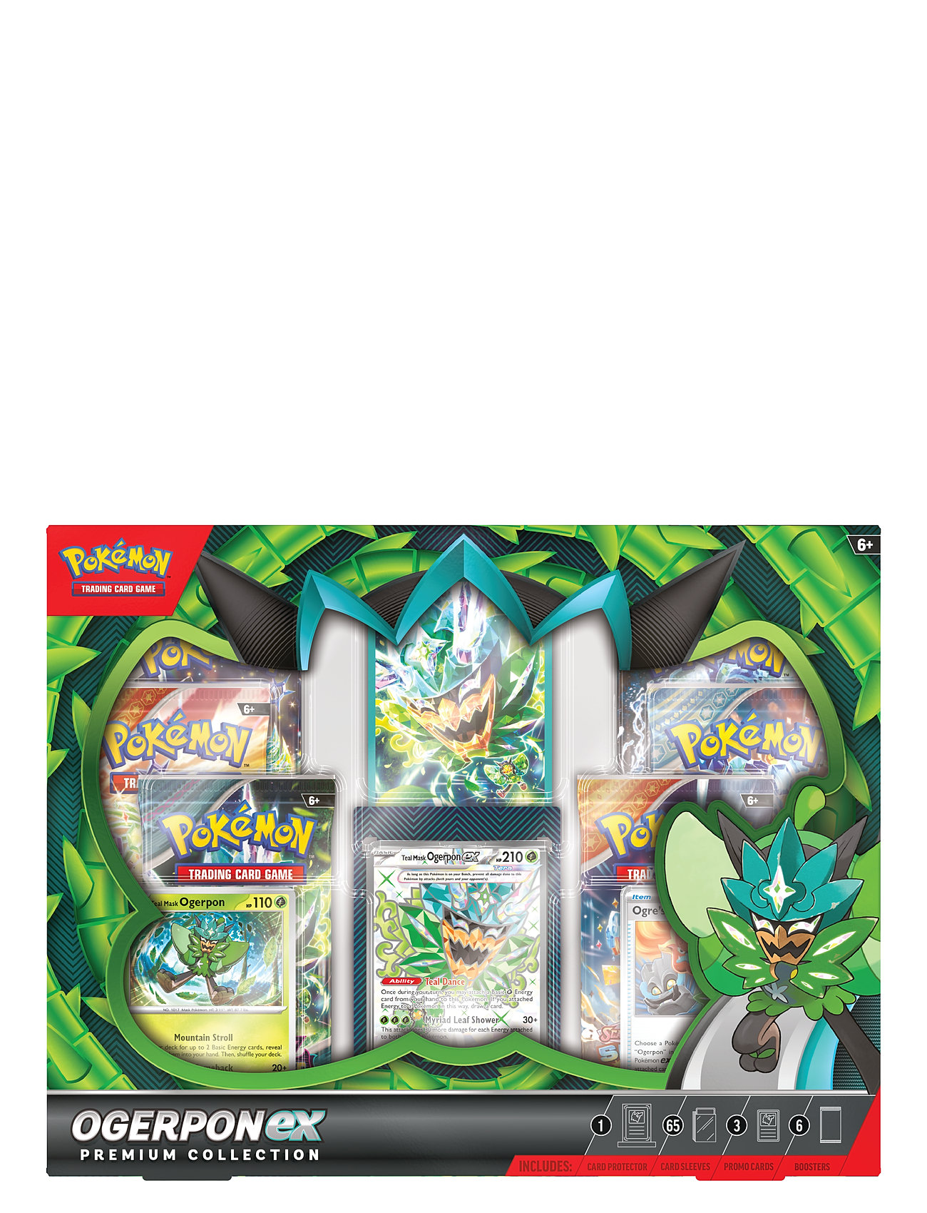 Pokémon Trading Cards Poke Ogerpon Ex Prem Coll Grön