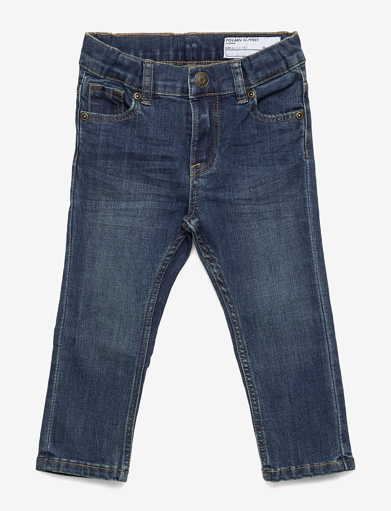 Polarn O. Pyret Jeans Slim Preschool (Blue Denim) - 4.885,30 kr | Boozt.com