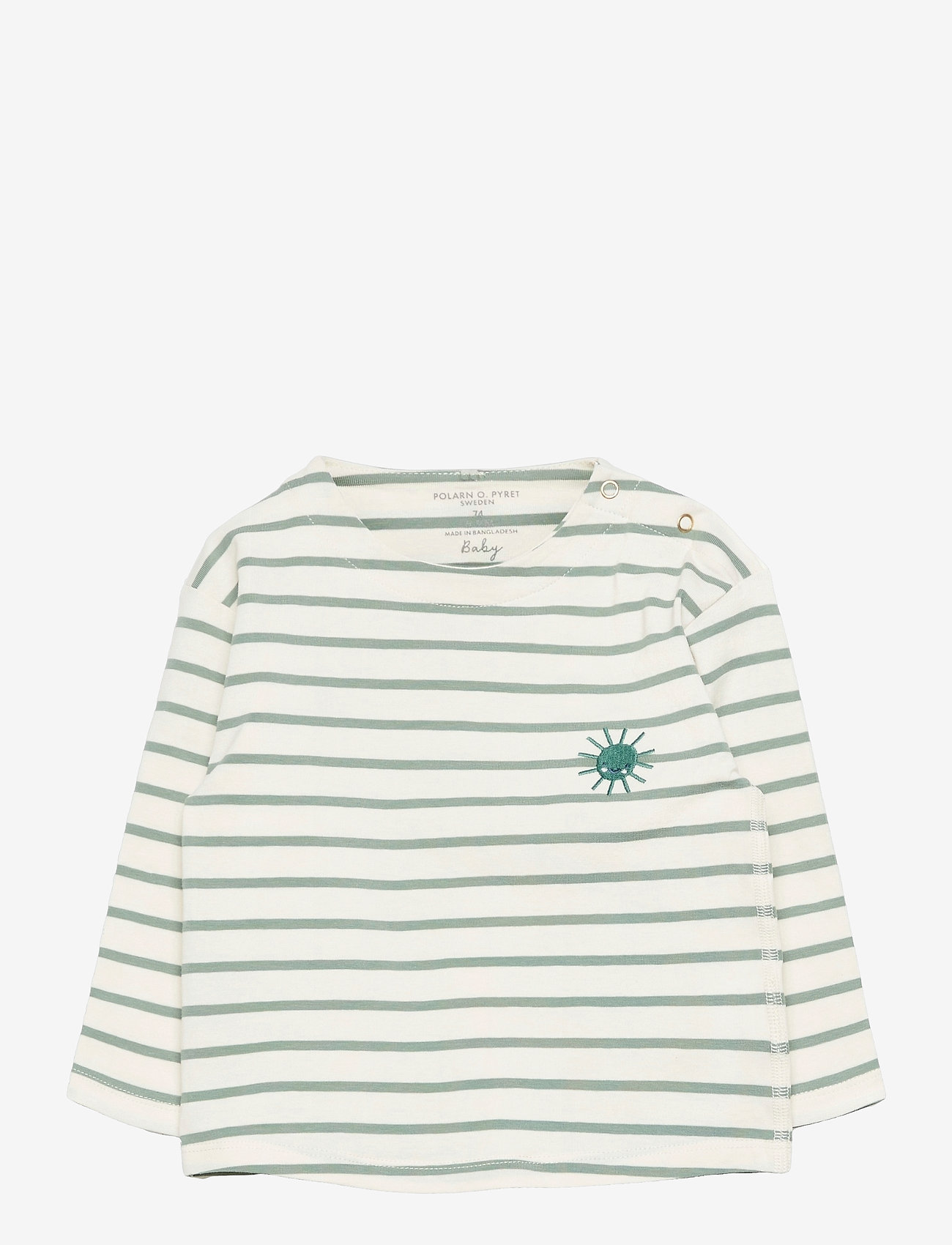 Top L S Po P Stripe Baby Green Milieu 199 Kr Polarn O Pyret Boozt Com