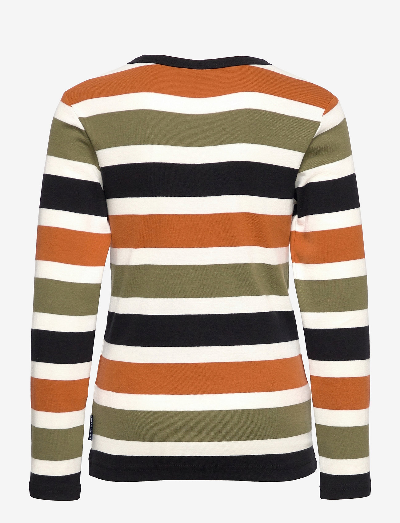 Polarn O. Pyret - T-shirt L/S striped School - long-sleeved t-shirts - adobe - 1