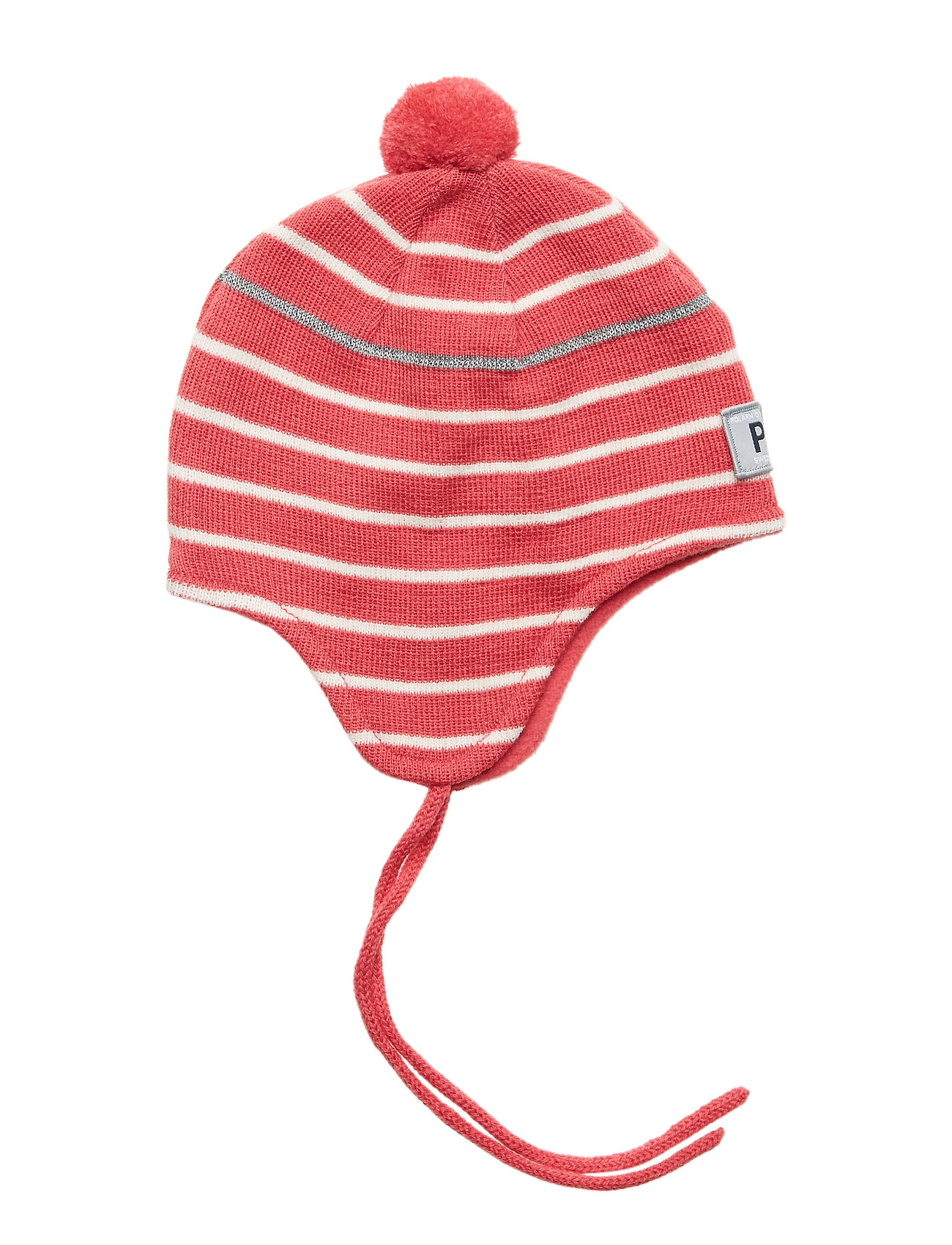 Cap Striped Preschool Accessories Headwear Hats Punainen Polarn O. Pyret