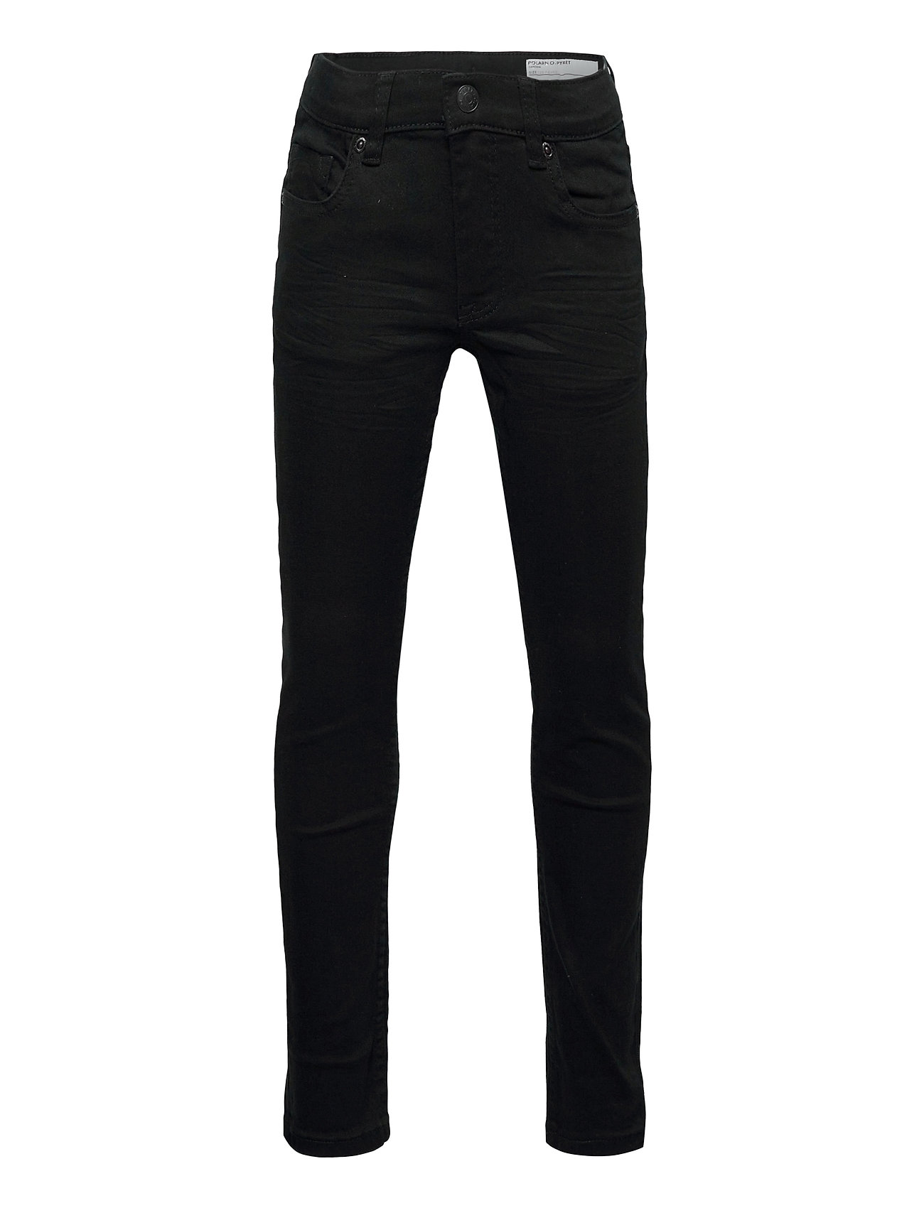 Trousers Solid School Jeans Sort Polarn O. Pyret