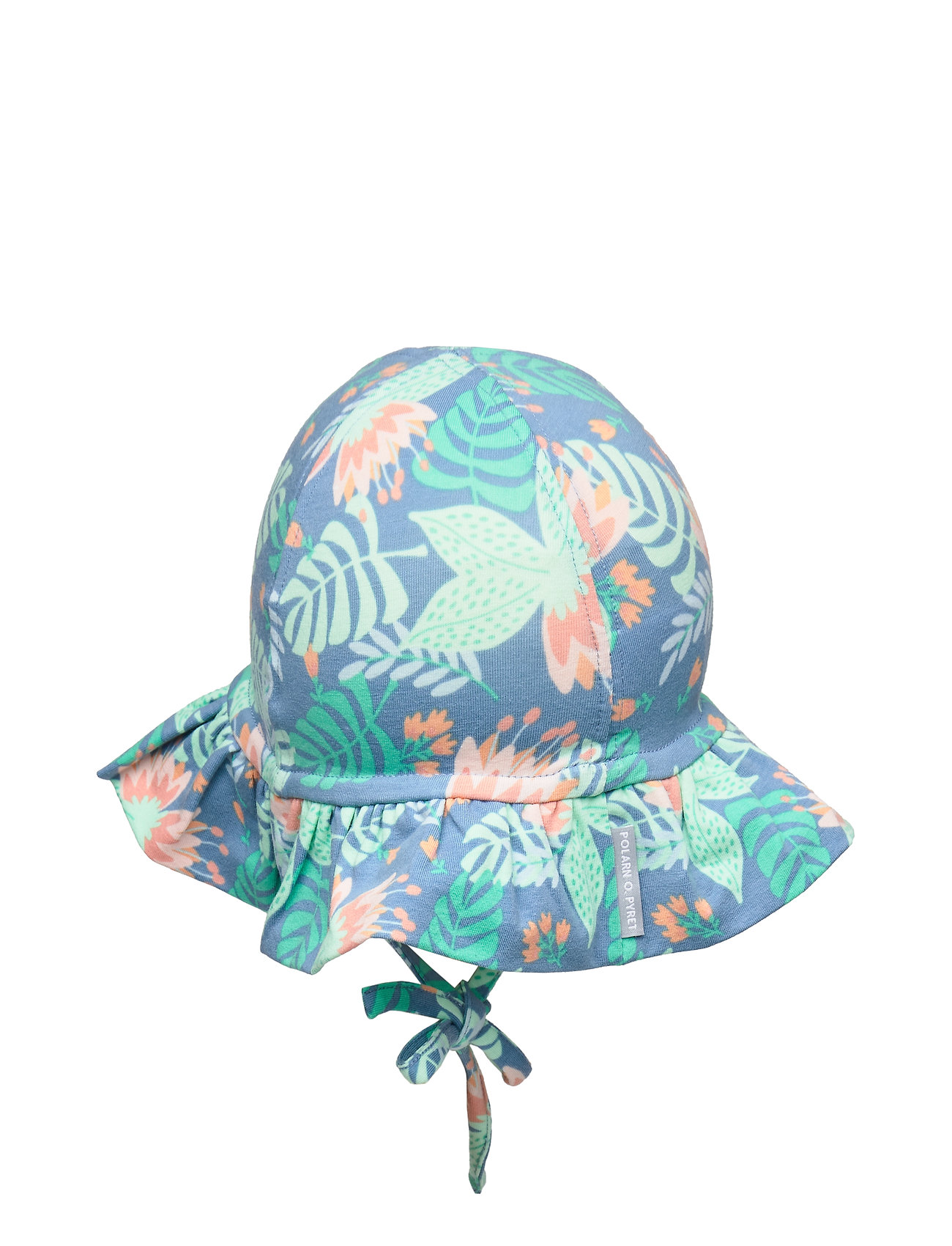 Sunhat Aop Baby Accessories Headwear Sun Hats Blå Polarn O. Pyret