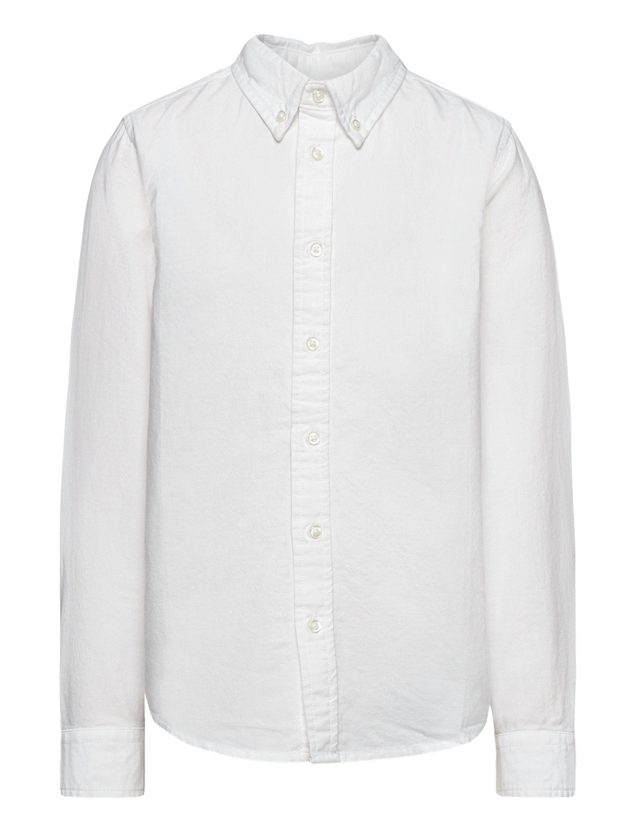 Shirt Solid Oxford School Paita Valkoinen Polarn O. Pyret