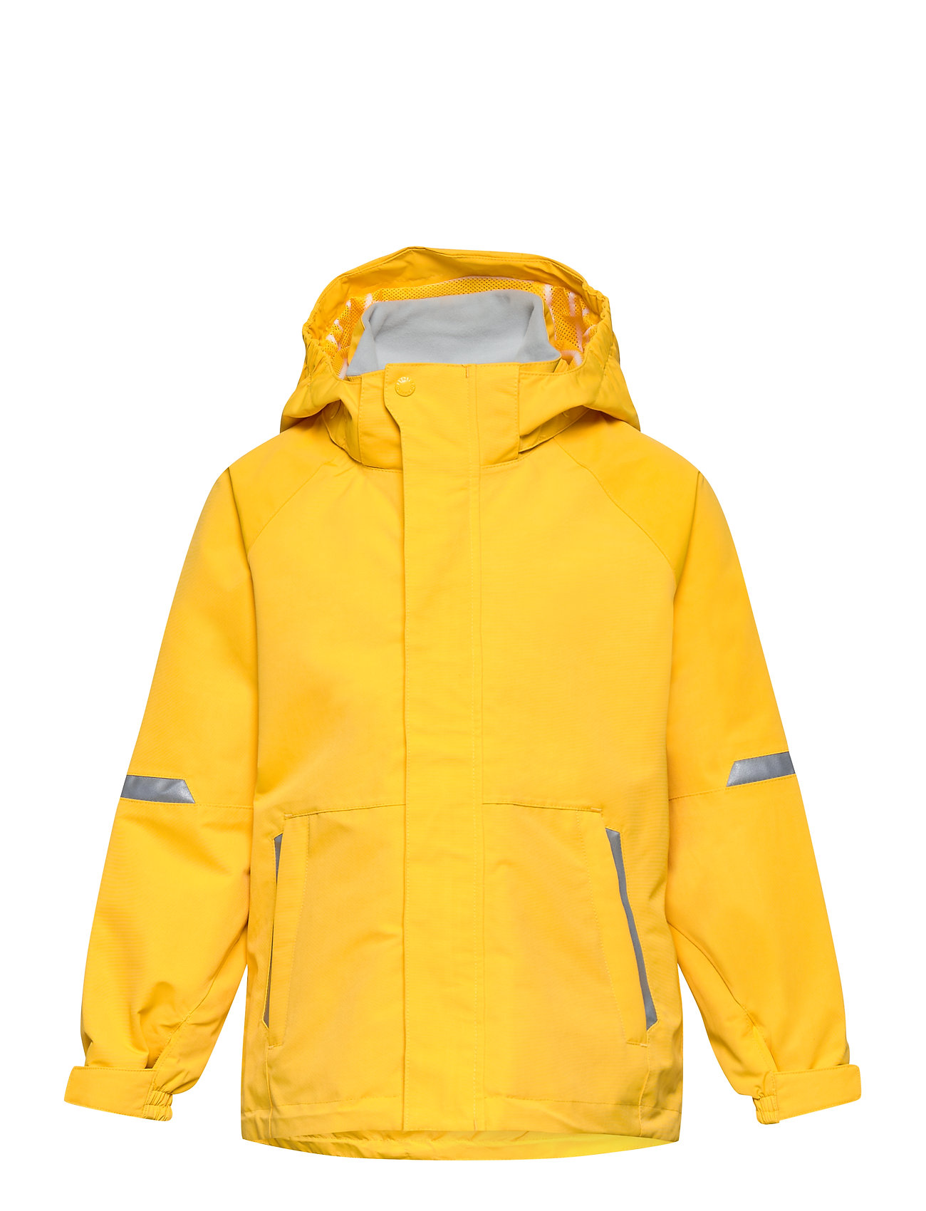Jacket Shell Solid Outerwear Shell Clothing Shell Jacket Keltainen Polarn O. Pyret
