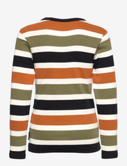 Polarn O. Pyret - T-shirt L/S striped School - long-sleeved t-shirts - adobe - 1