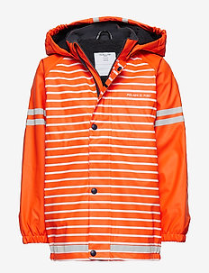 Rain Jacket Solid Preschool - FLAME