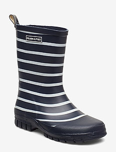 Rubber boots Stripe Preschool - DARK SAPPHIRE