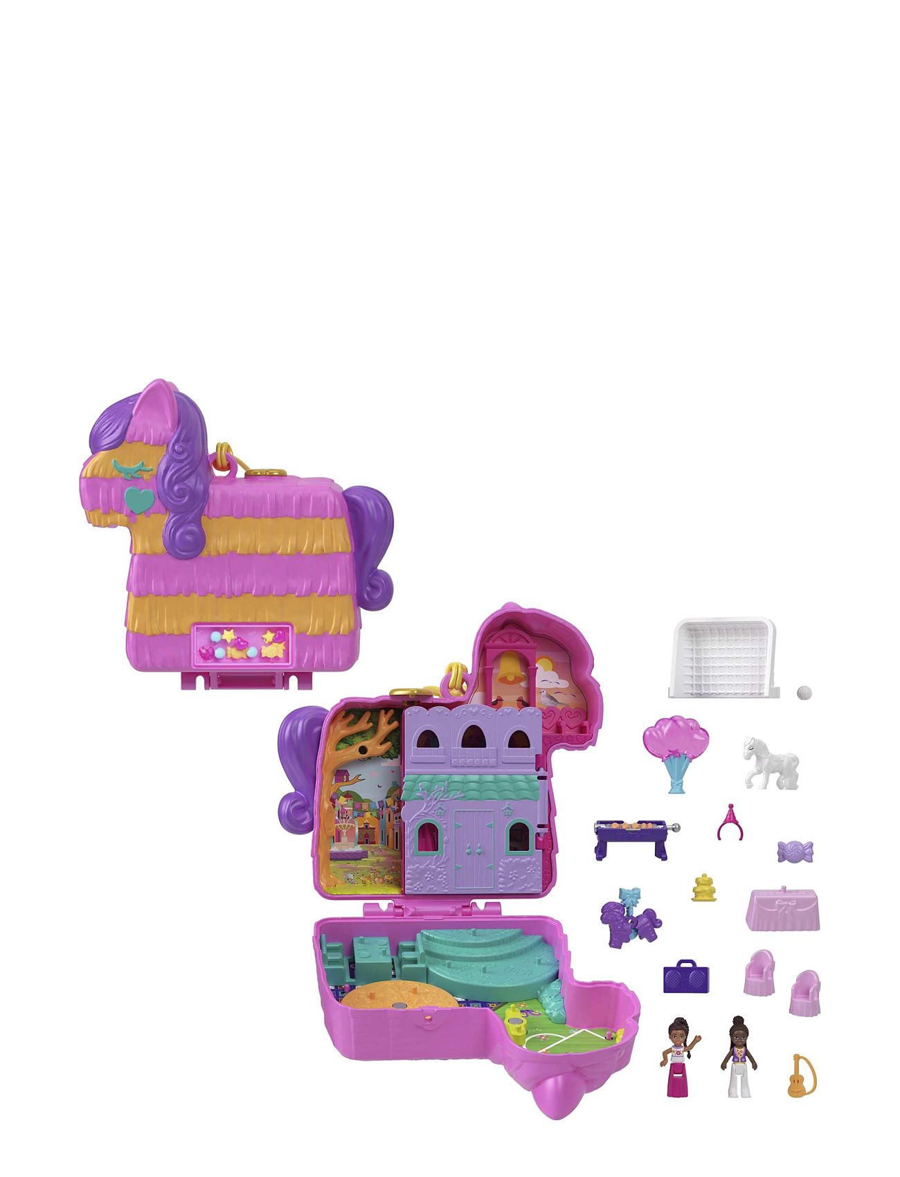 Piñata Party Compact Patterned Polly Pocket