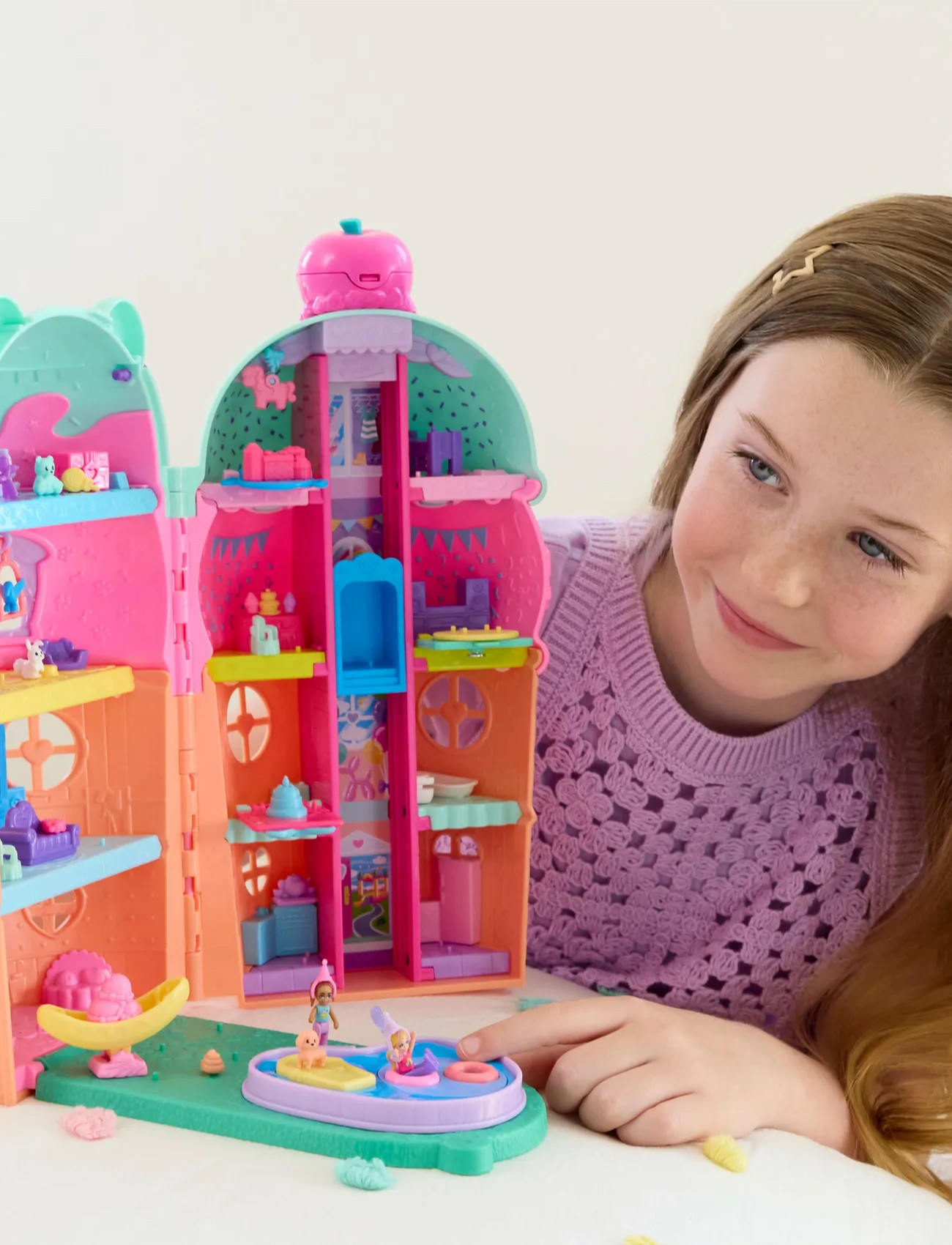 Polly Pocket Polly Pocket Gelato House Compact, One Size, Multi/patterned, Dukker Og Tilbehør > Dukkehuse, Børn