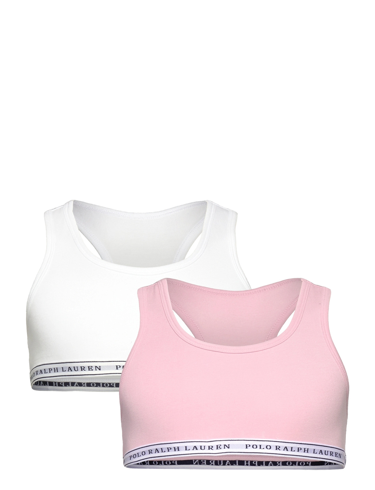 Ralph Lauren Kids Rlhg 2Pk Printed Matchbacks, 128/140, White, Undertøj > Toppe, Børn
