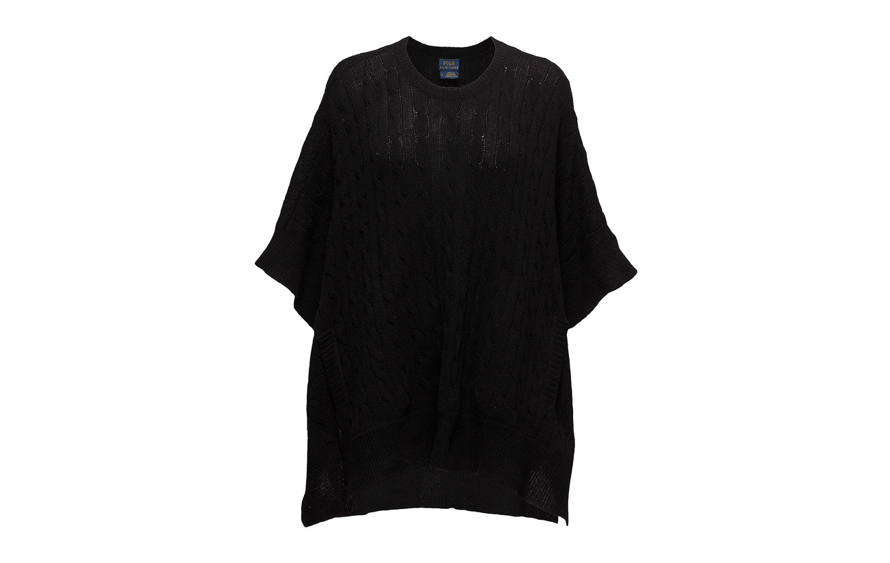 Tie 10 Sweater Knot Cachemire Lauren Black Ralph 90 Poncho Polo Merinowool PTnwI7gpS