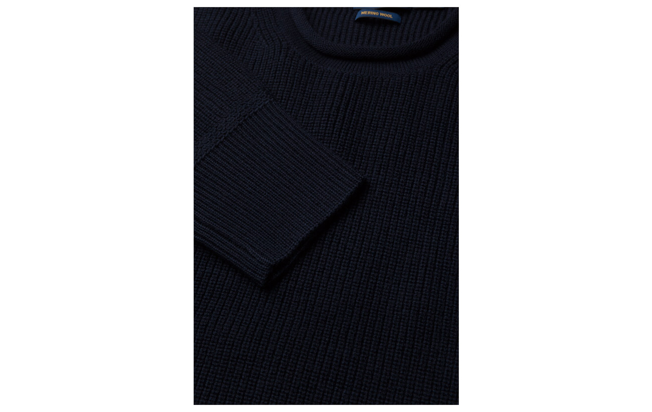 Navy 100 Merinowool Merino lsl Polo swt Lauren Ralph q0YZSTwX