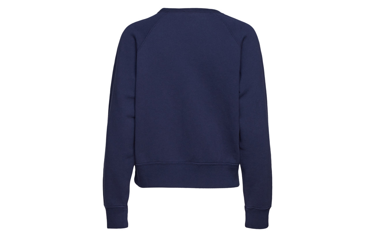 Lauren Ralph Post 16 84 Red Evening Polo Fleece Coton Polyester Pullover d5TUdqX