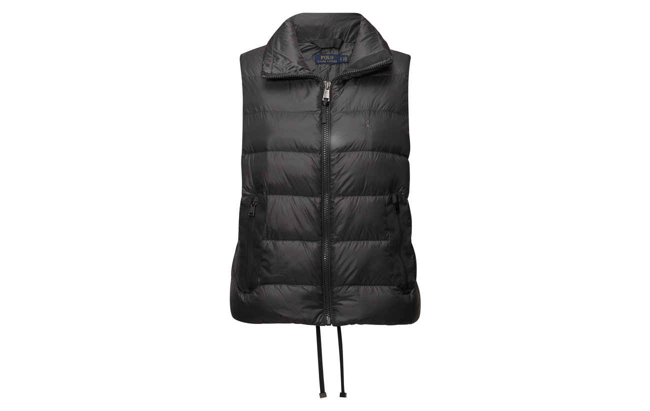 Lauren Ralph Polo Nylon Crest 100 Vest Down Black T5qBUwq