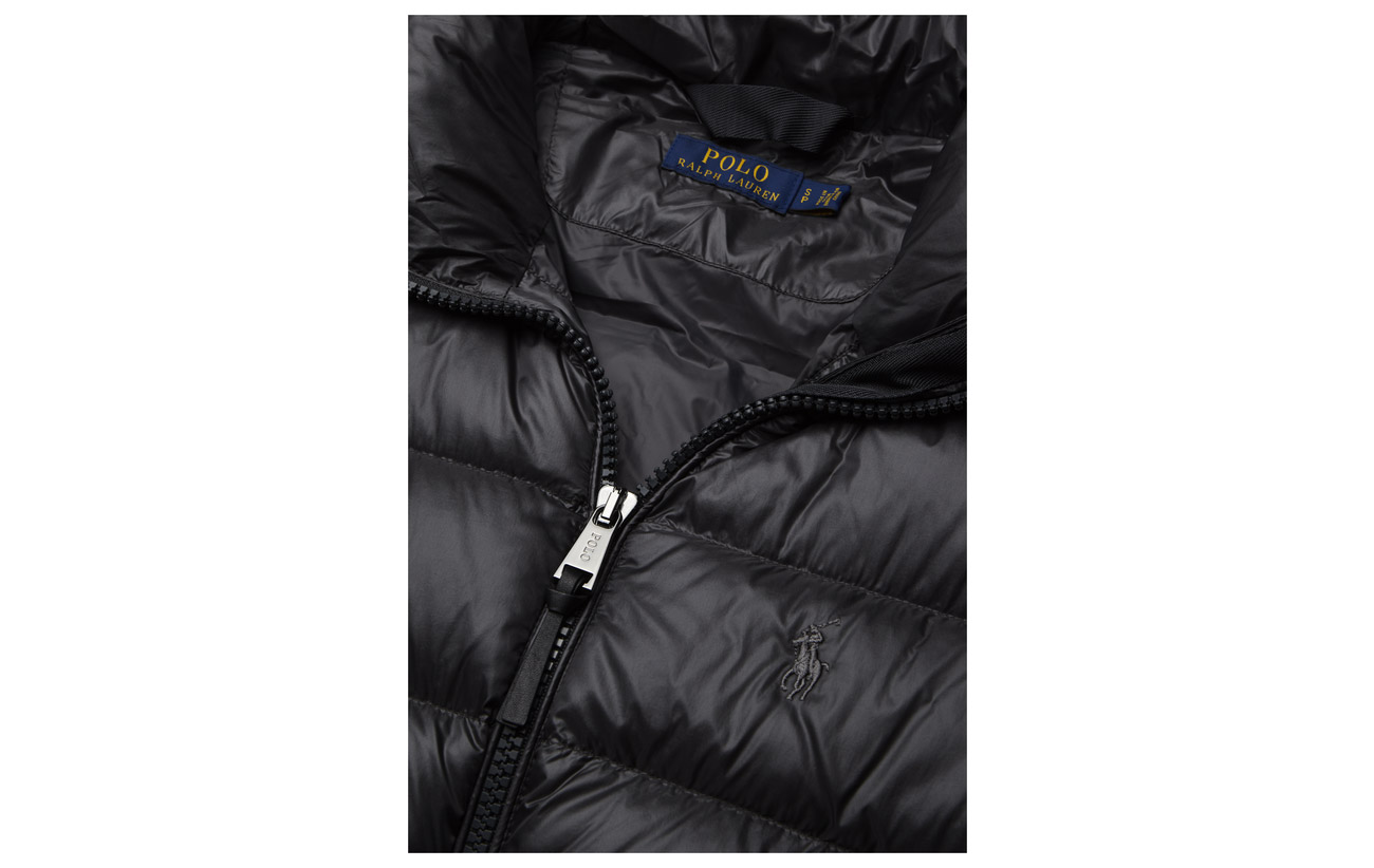 Lauren Ralph Polo Nylon Crest 100 Vest Down Black T5qBUwq
