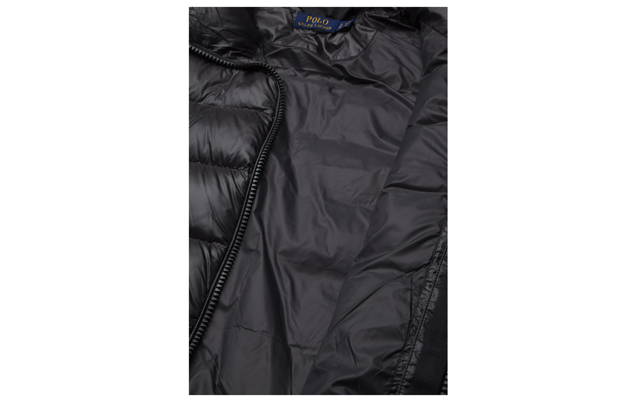 Lauren Ralph Polo Nylon Crest 100 Vest Down Black T5qBUwq