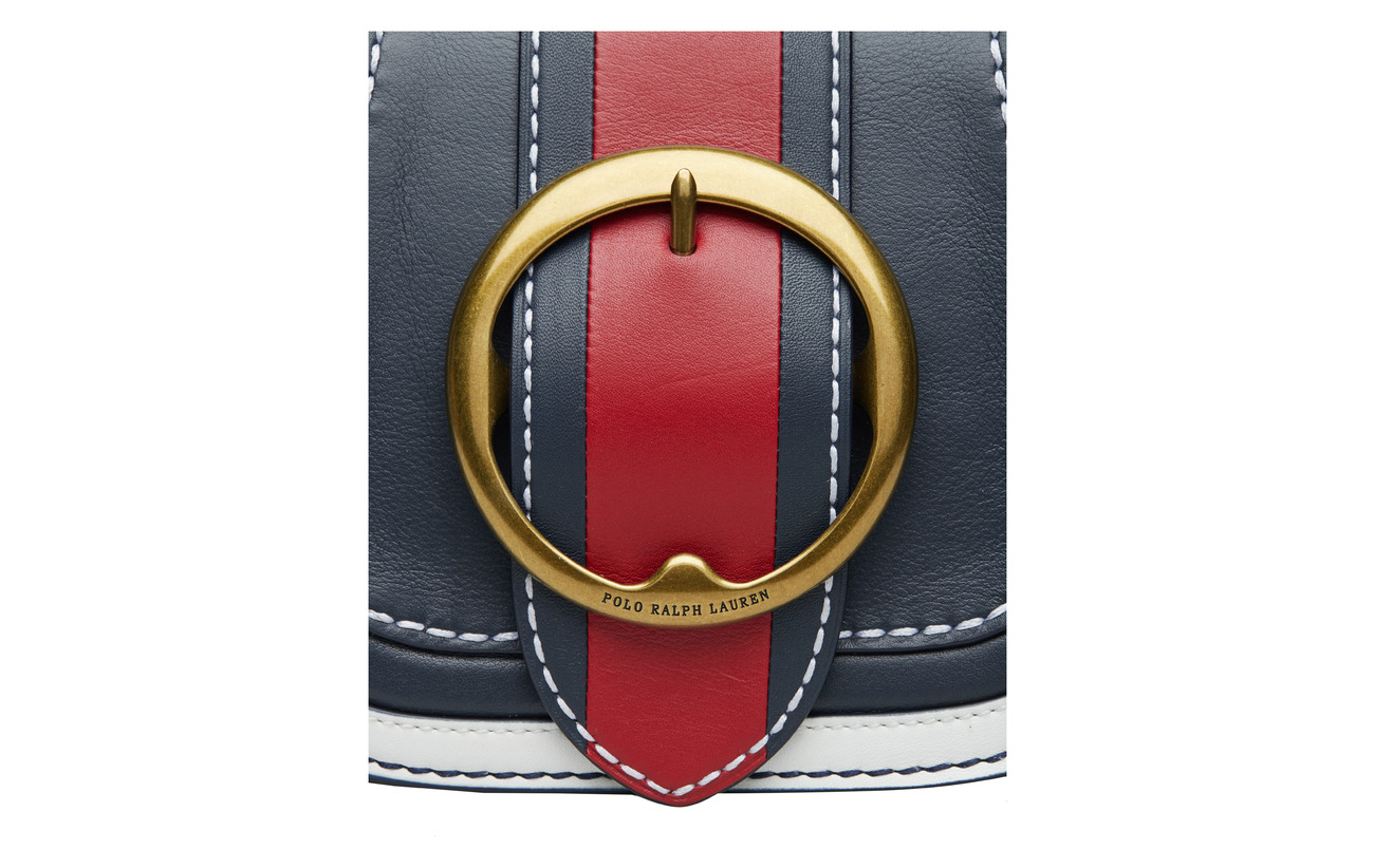 white Piecing 100 Saddle Ralph Leather Peau Navy belt red Vache Lauren med De cxb Polo qPvtxpwXq