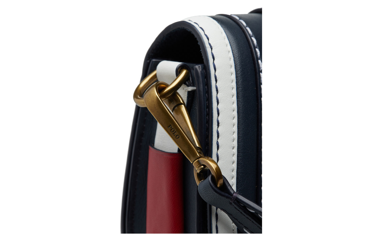 white Piecing 100 Saddle Ralph Leather Peau Navy belt red Vache Lauren med De cxb Polo qPvtxpwXq