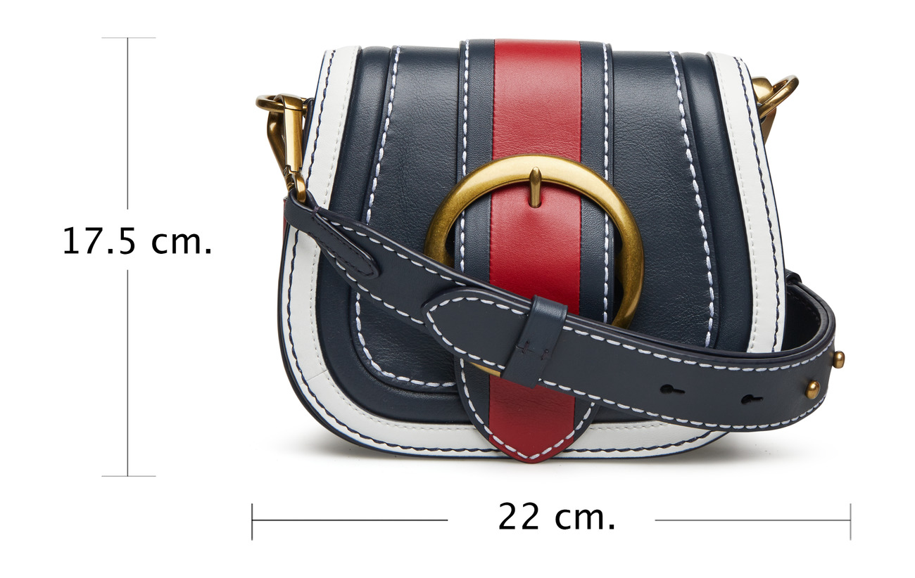 white Piecing 100 Saddle Ralph Leather Peau Navy belt red Vache Lauren med De cxb Polo qPvtxpwXq